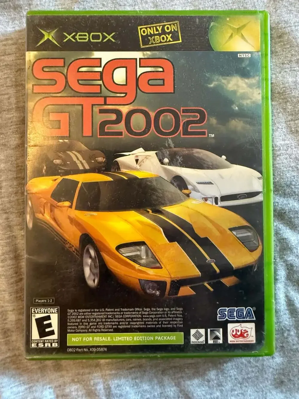 JSRF Jet Set Radio Future / Sega GT 2002 Microsoft Xbox Video Game Combo